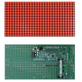 Electro magnetic flip-disc display systems status indicators