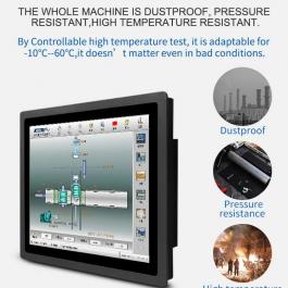 15 inch rugged industrial touch screen monitor